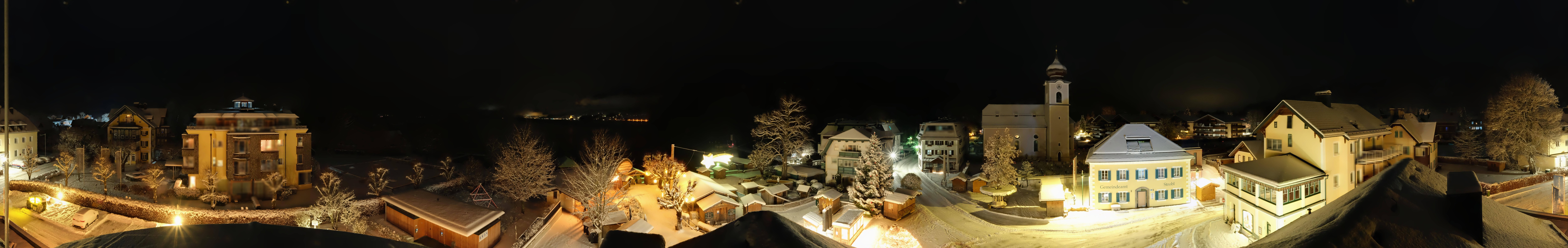 Archiv Foto Webcam Panoramasicht über Strobl
