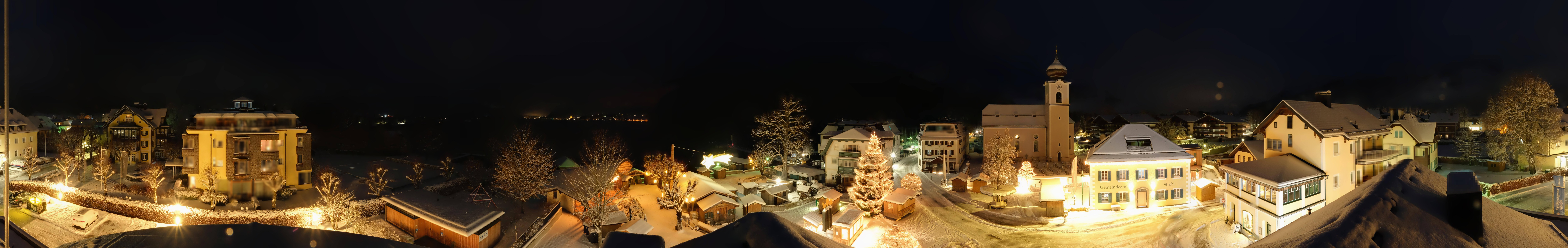 Archiv Foto Webcam Panoramasicht über Strobl