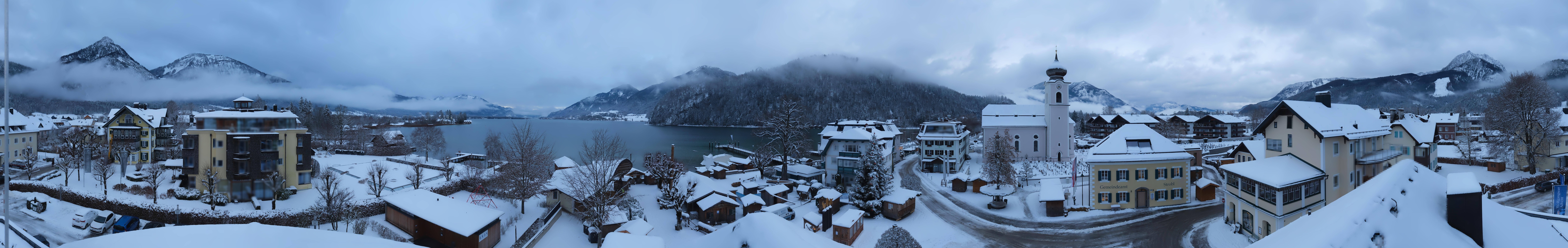 Archiv Foto Webcam Panoramasicht über Strobl