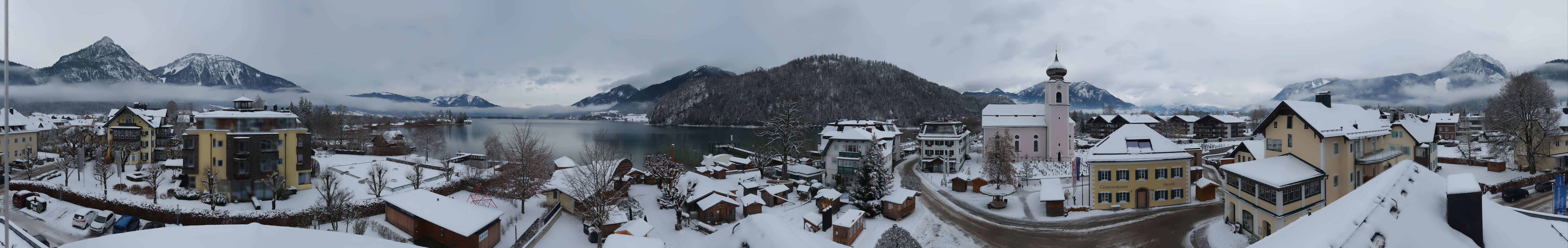Archiv Foto Webcam Panoramasicht über Strobl