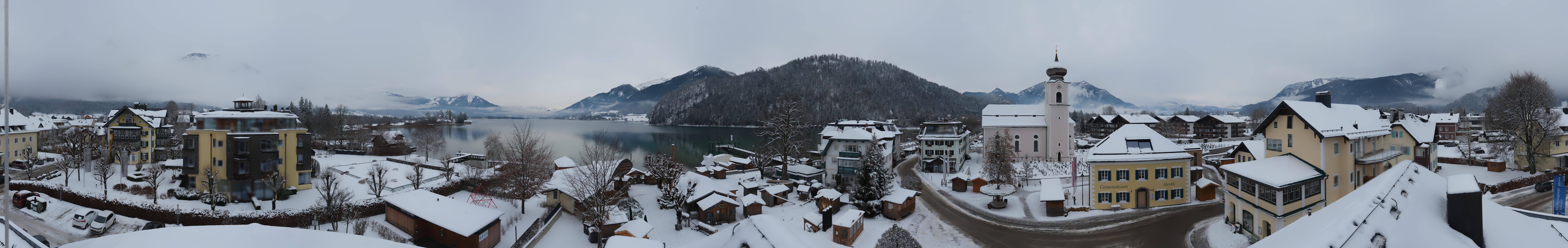 Archiv Foto Webcam Panoramasicht über Strobl