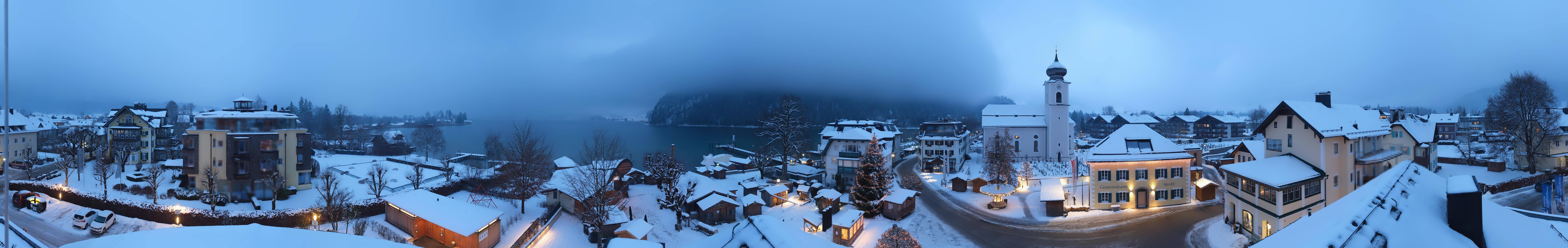 Archiv Foto Webcam Panoramasicht über Strobl