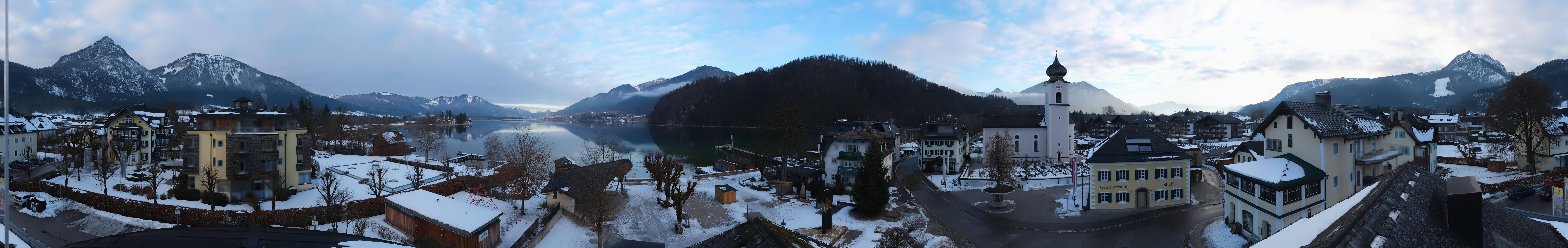 Archiv Foto Webcam Panoramasicht über Strobl