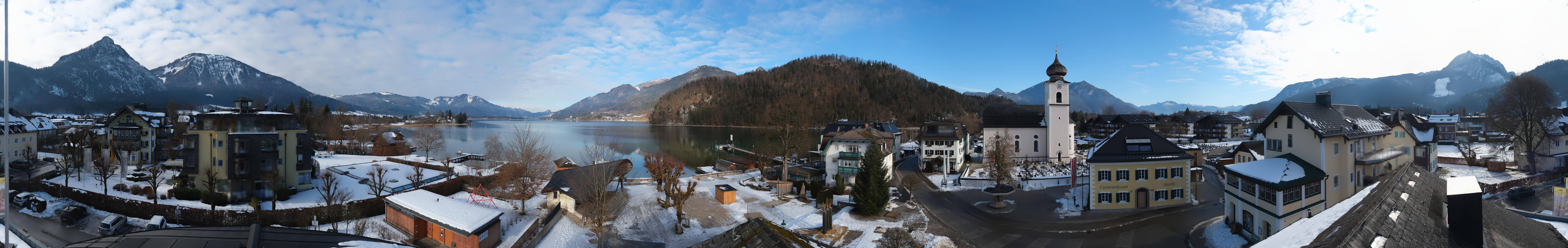 Archiv Foto Webcam Panoramasicht über Strobl