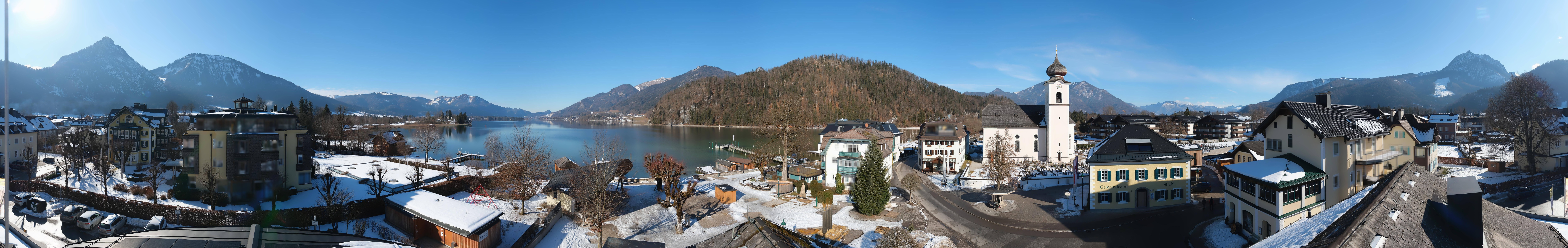 Archiv Foto Webcam Panoramasicht über Strobl