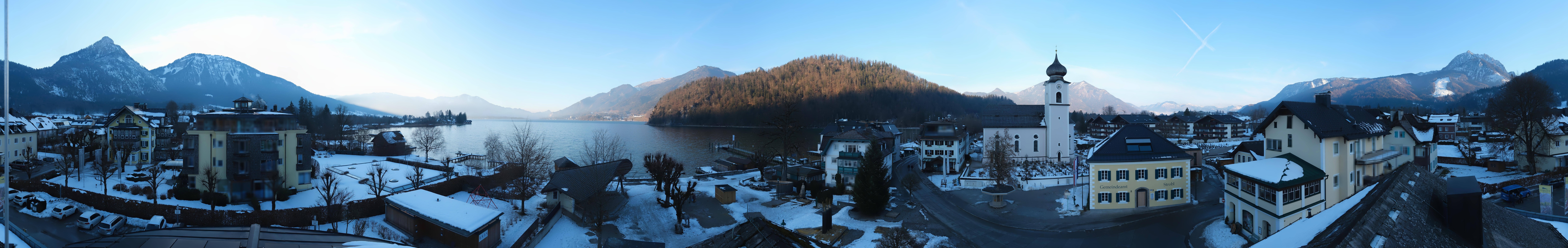 Archiv Foto Webcam Panoramasicht über Strobl