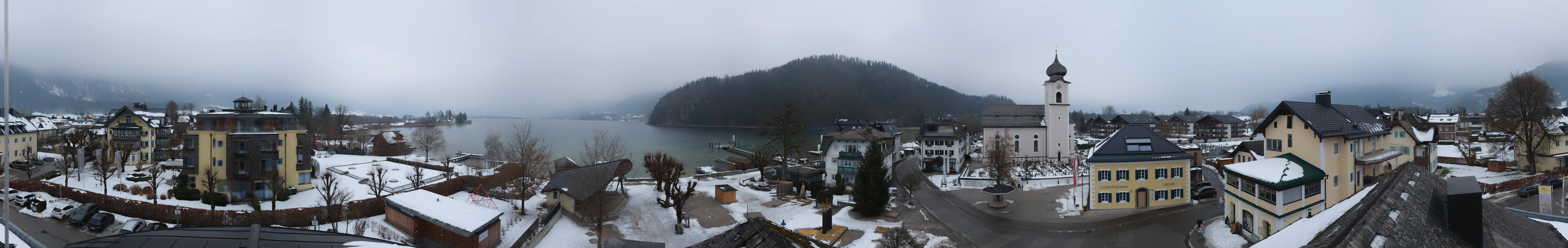 Archiv Foto Webcam Panoramasicht über Strobl