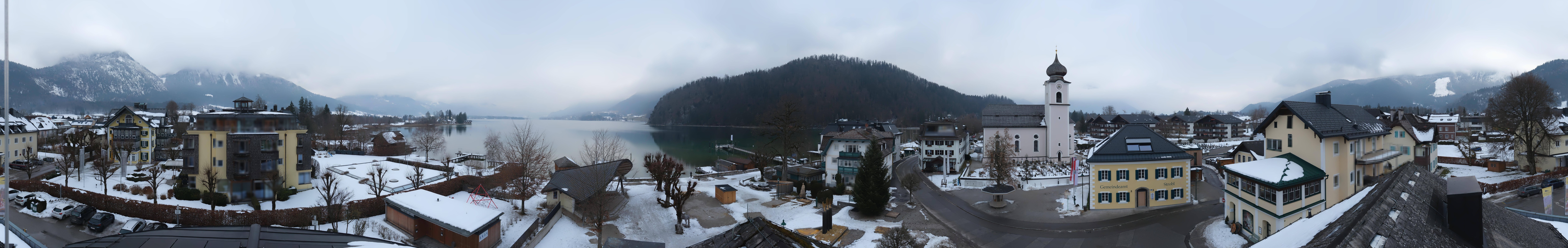 Archiv Foto Webcam Panoramasicht über Strobl