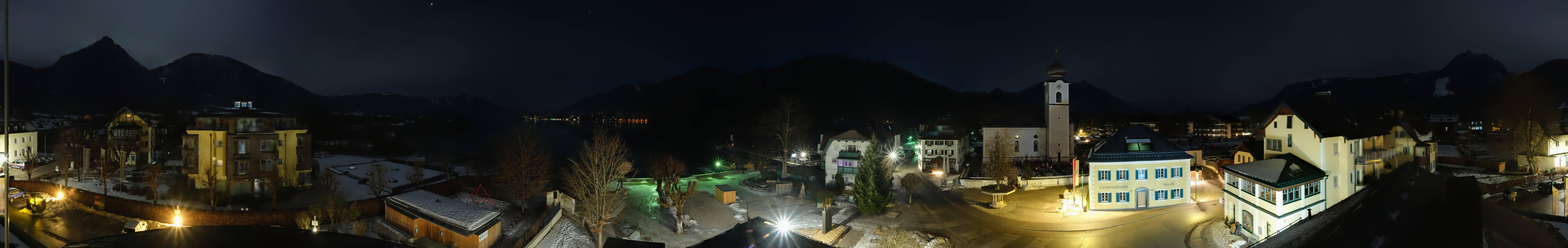 Archiv Foto Webcam Panoramasicht über Strobl