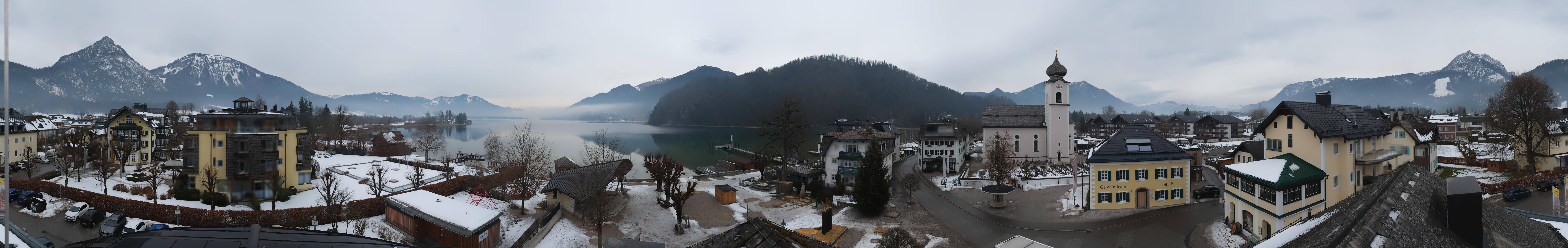 Archiv Foto Webcam Panoramasicht über Strobl