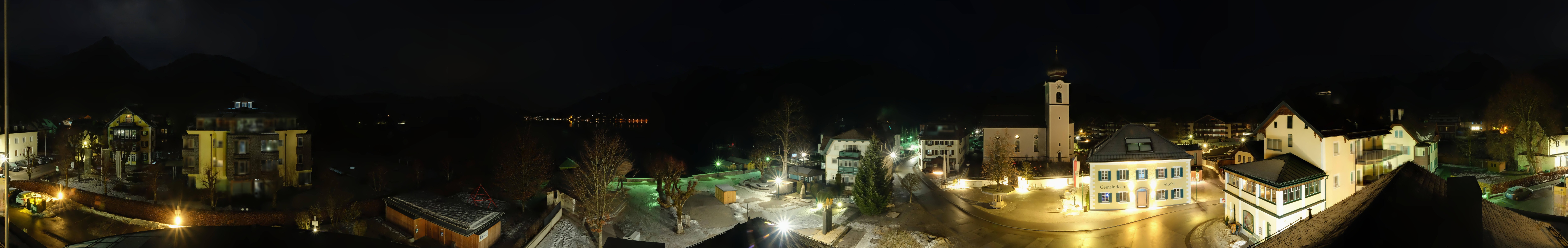 Archiv Foto Webcam Panoramasicht über Strobl