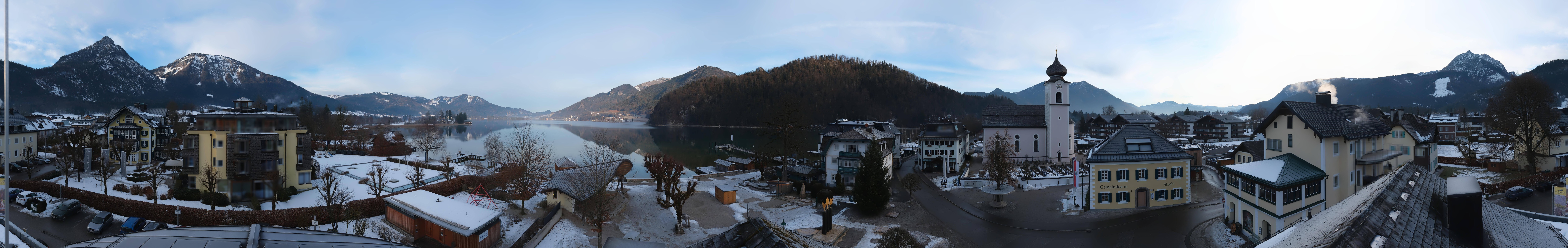 Archiv Foto Webcam Panoramasicht über Strobl