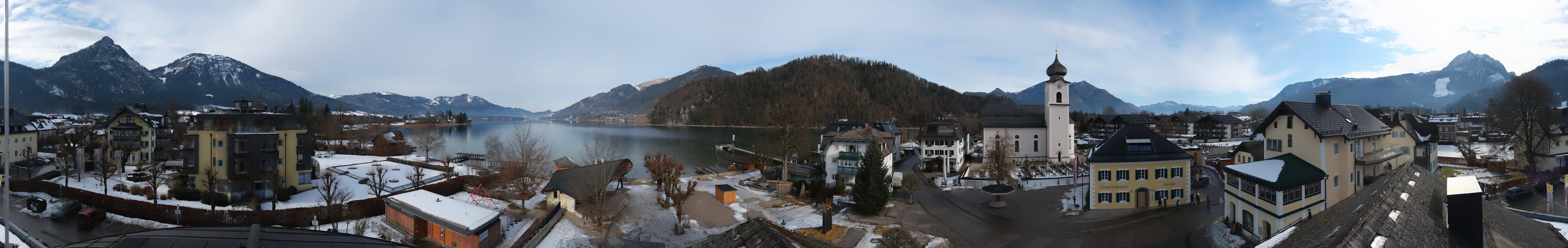 Archiv Foto Webcam Panoramasicht über Strobl