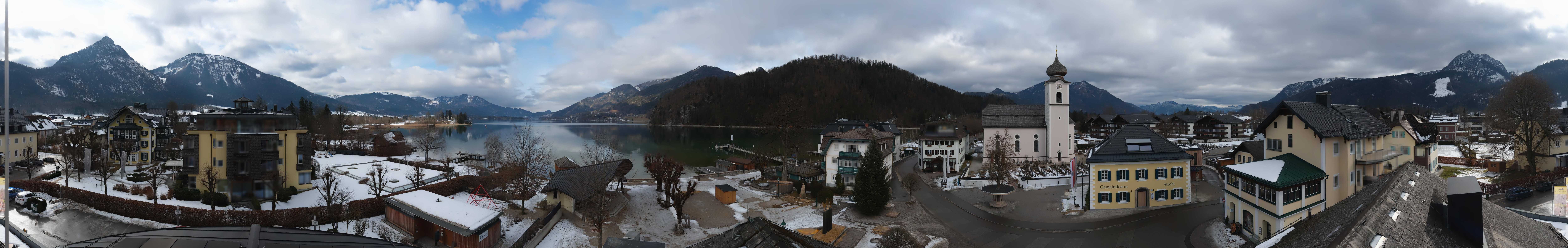 Archiv Foto Webcam Panoramasicht über Strobl