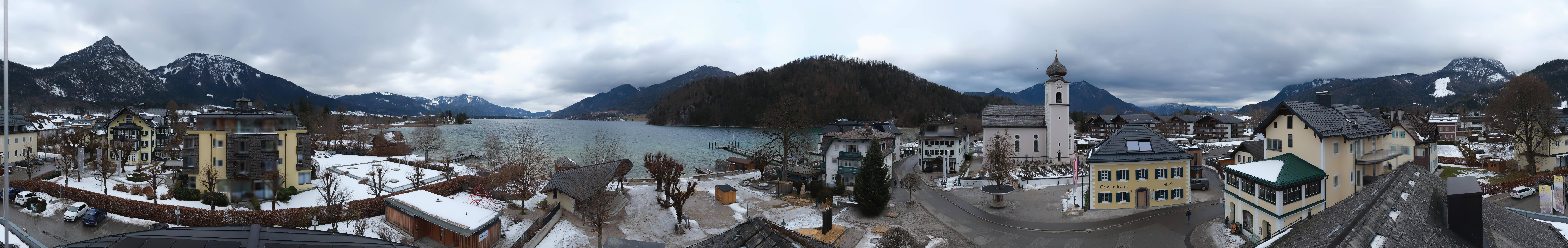 Archiv Foto Webcam Panoramasicht über Strobl