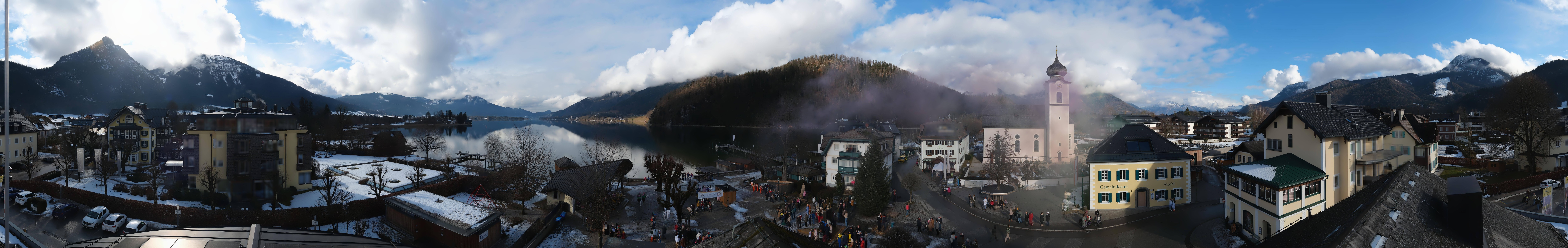 Archiv Foto Webcam Panoramasicht über Strobl