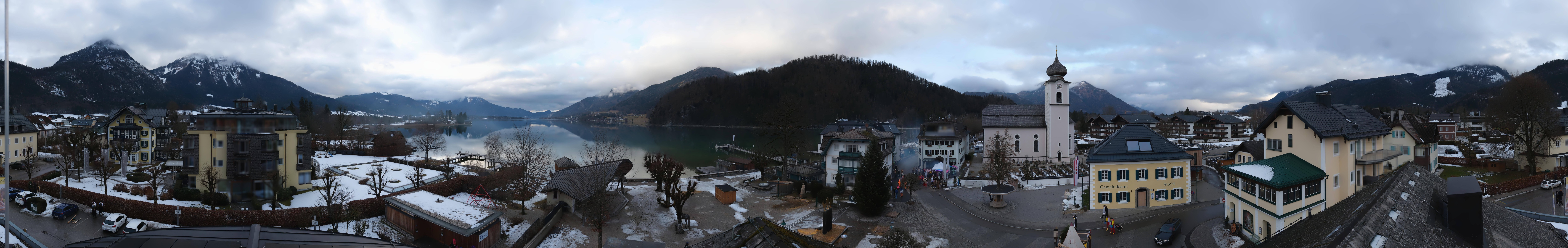 Archiv Foto Webcam Panoramasicht über Strobl