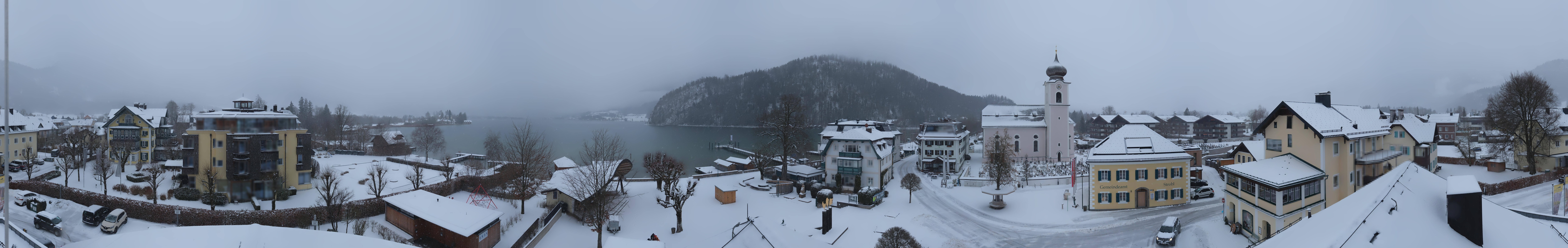 Archiv Foto Webcam Panoramasicht über Strobl