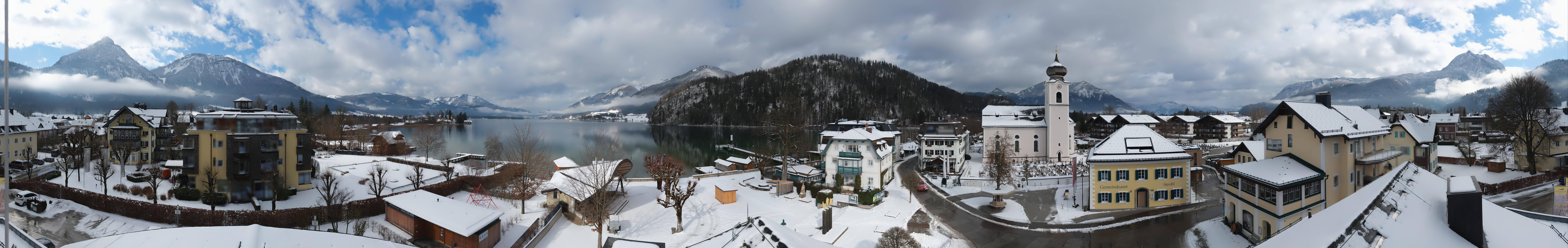 Archiv Foto Webcam Panoramasicht über Strobl