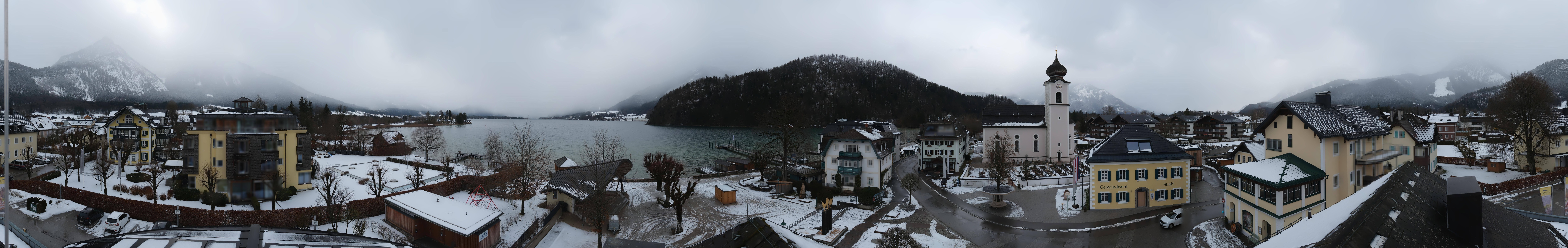 Archiv Foto Webcam Panoramasicht über Strobl