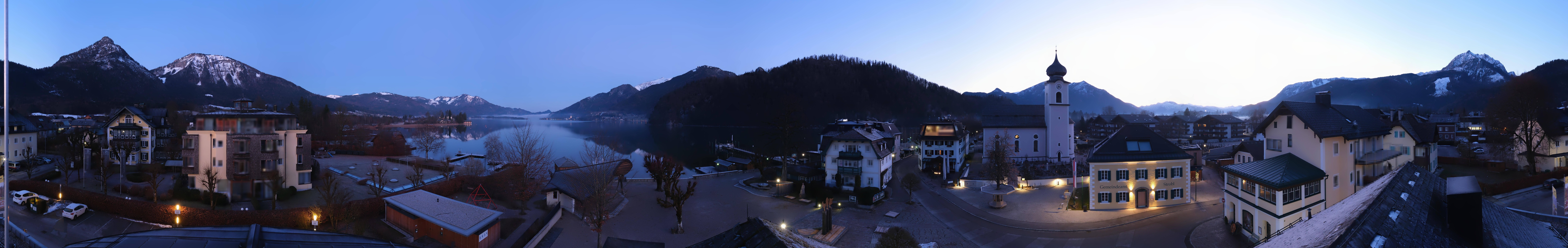 Archiv Foto Webcam Panoramasicht über Strobl