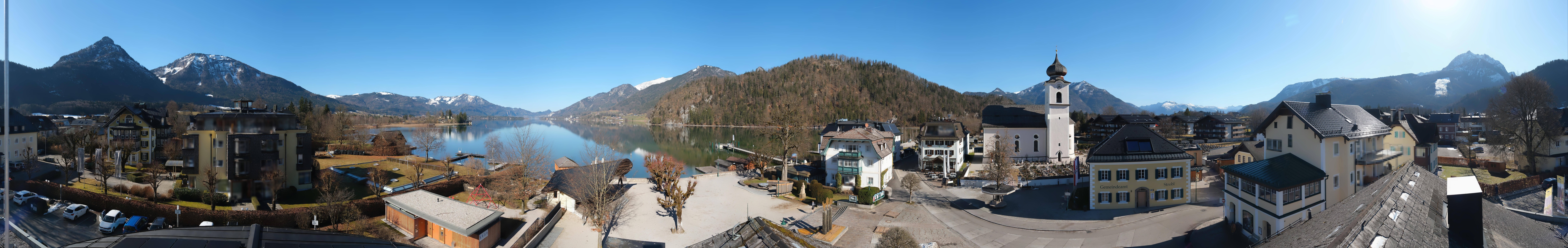 Archiv Foto Webcam Panoramasicht über Strobl