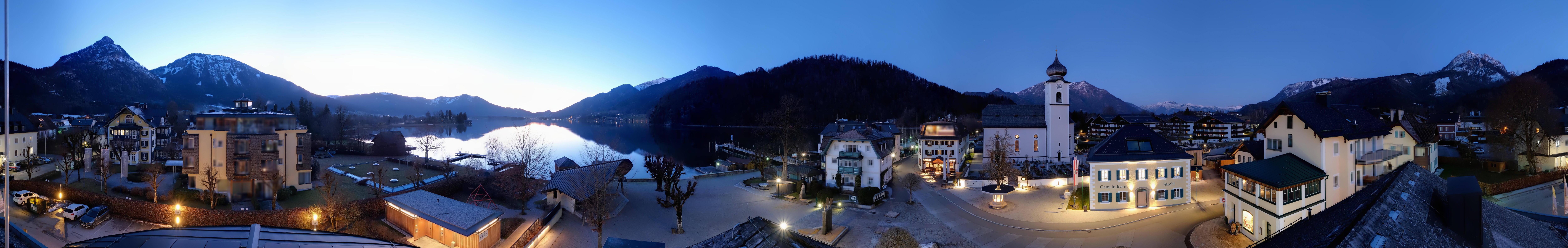 Archiv Foto Webcam Panoramasicht über Strobl