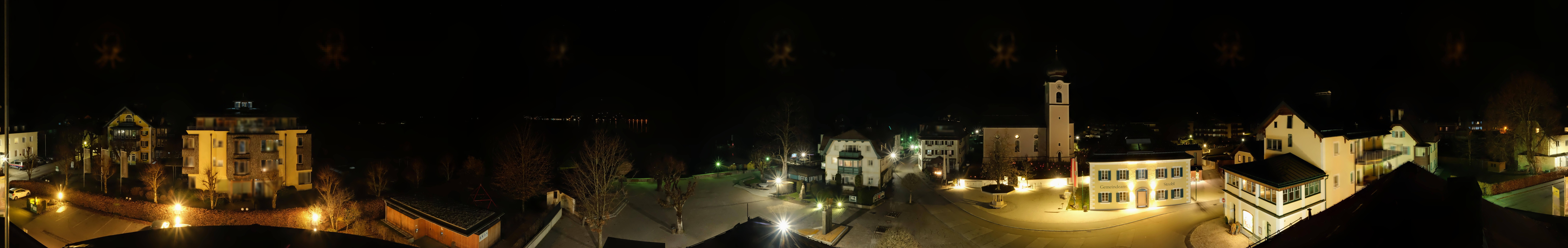 Archiv Foto Webcam Panoramasicht über Strobl