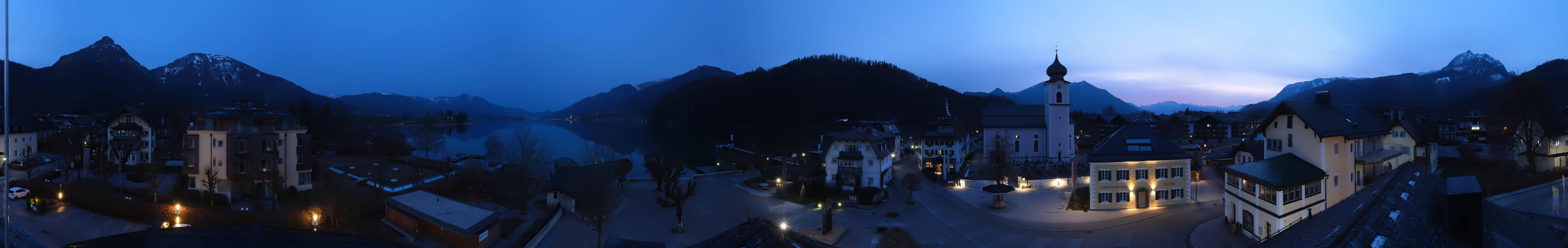 Archiv Foto Webcam Panoramasicht über Strobl