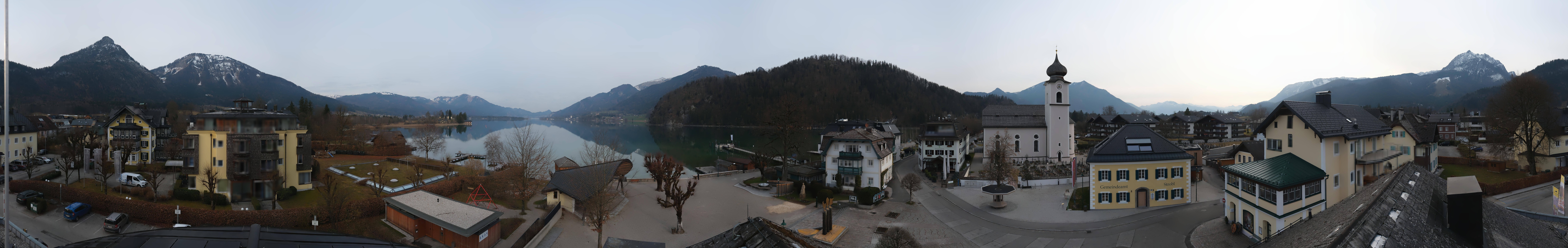 Archiv Foto Webcam Panoramasicht über Strobl