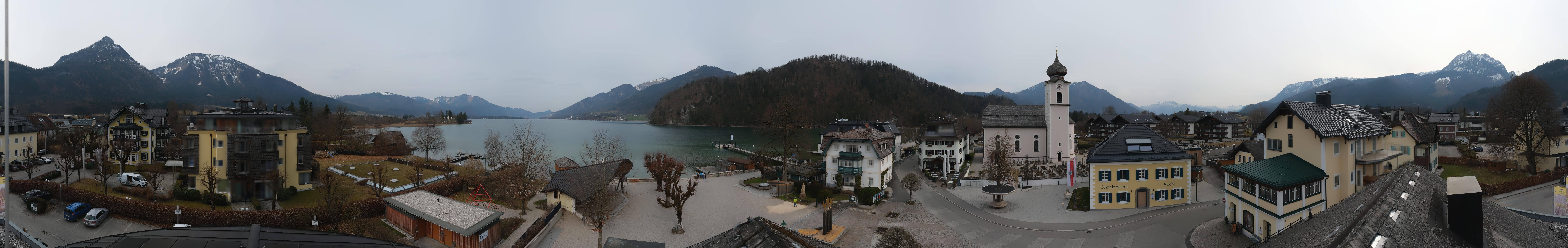 Archiv Foto Webcam Panoramasicht über Strobl