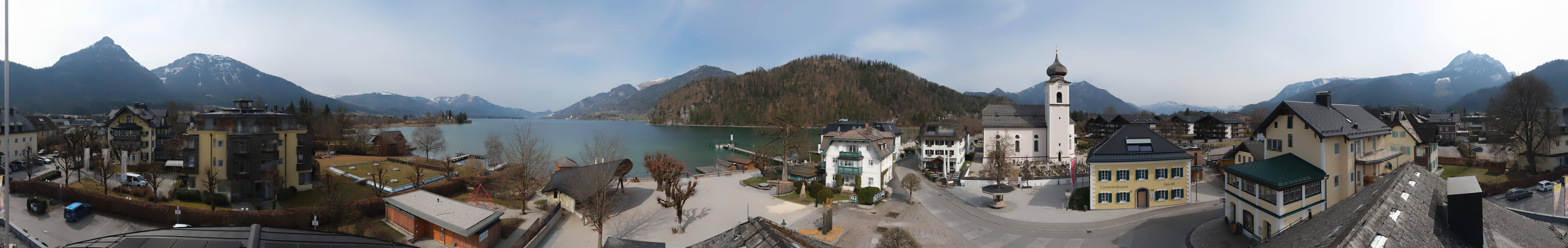 Archiv Foto Webcam Panoramasicht über Strobl