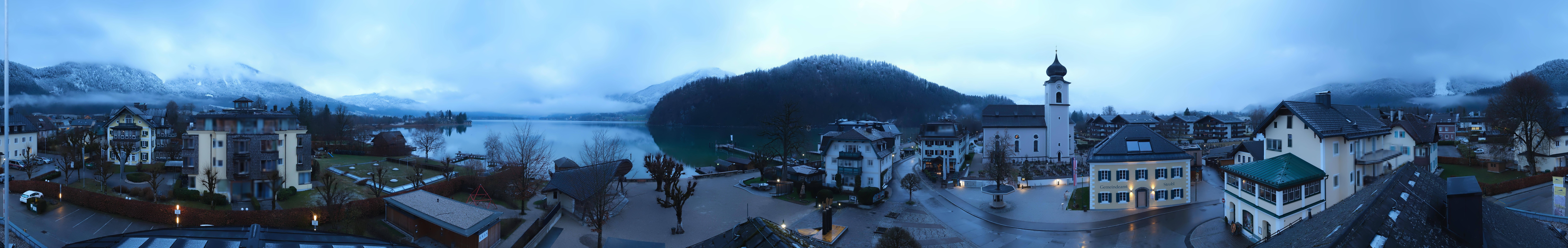 Archiv Foto Webcam Panoramasicht über Strobl