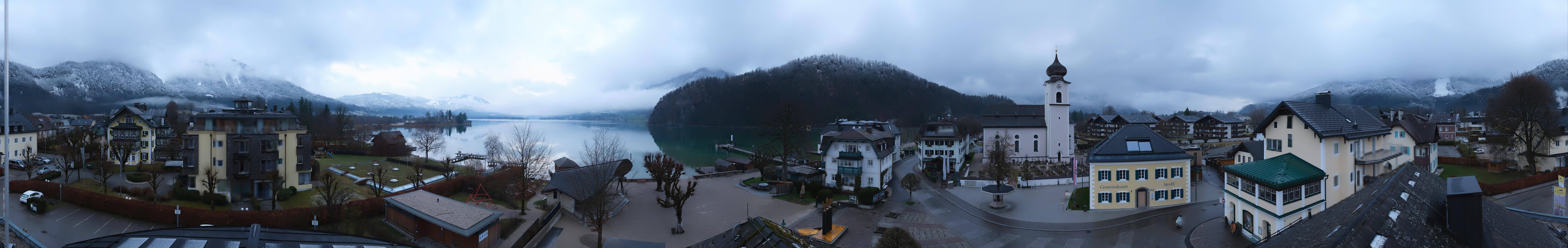 Archiv Foto Webcam Panoramasicht über Strobl