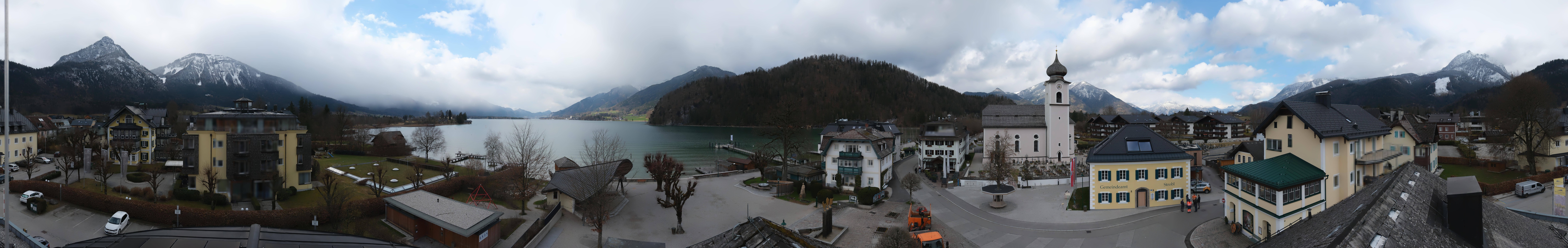 Archiv Foto Webcam Panoramasicht über Strobl