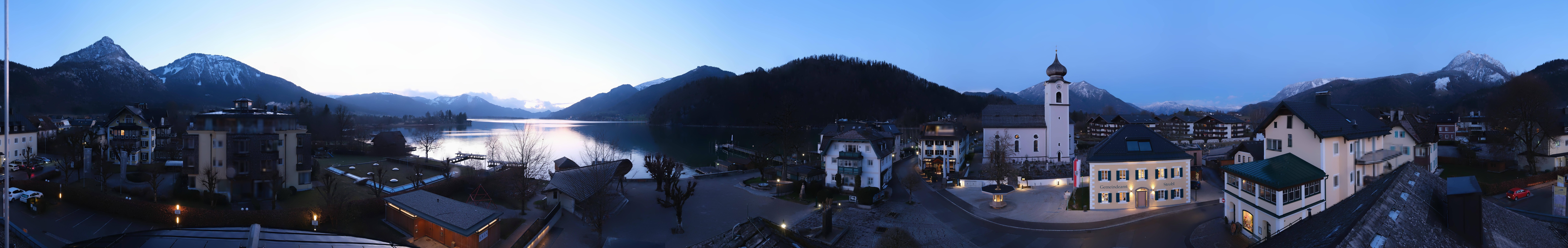 Archiv Foto Webcam Panoramasicht über Strobl