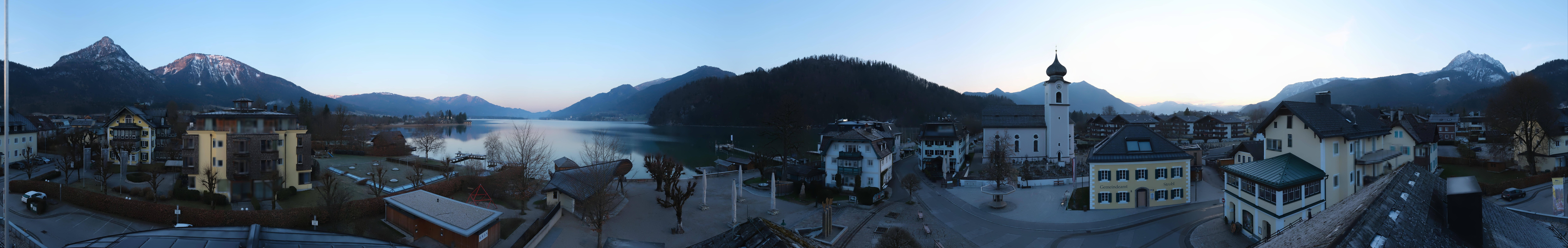 Archiv Foto Webcam Panoramasicht über Strobl