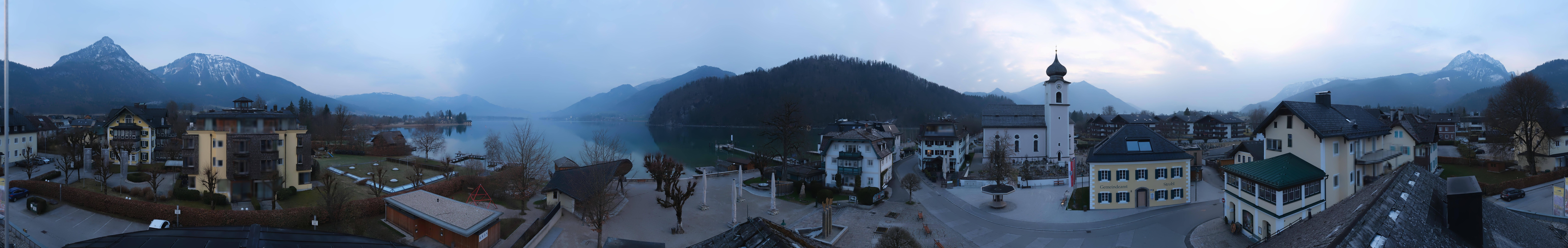 Archiv Foto Webcam Panoramasicht über Strobl