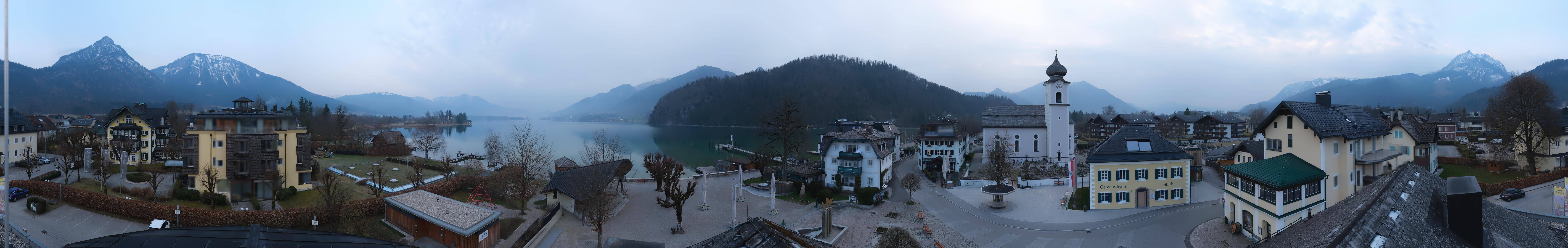 Archiv Foto Webcam Panoramasicht über Strobl