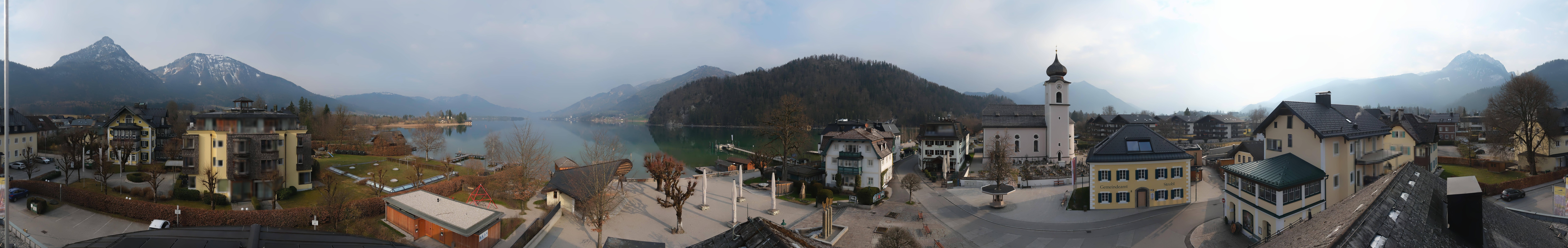 Archiv Foto Webcam Panoramasicht über Strobl