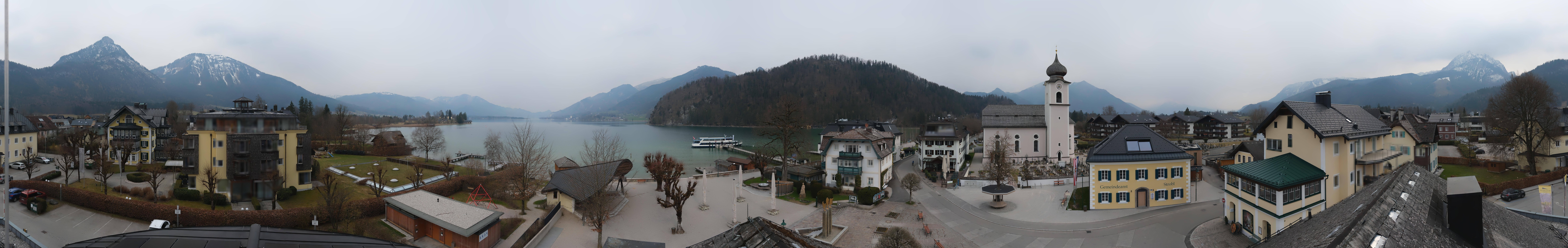Archiv Foto Webcam Panoramasicht über Strobl