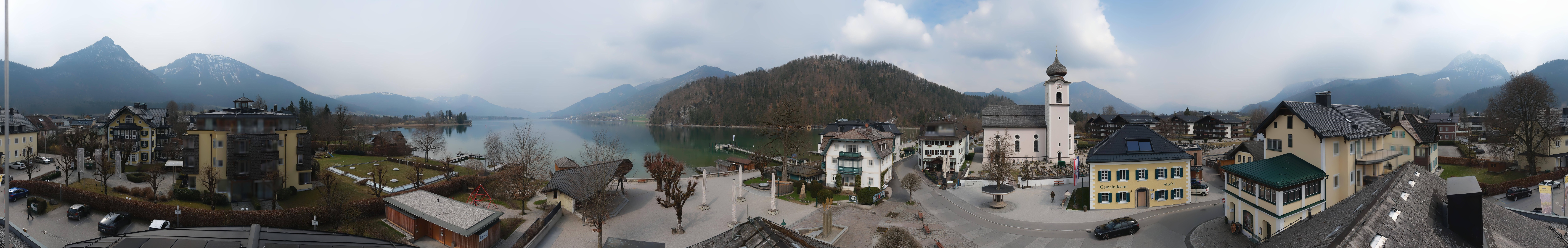 Archiv Foto Webcam Panoramasicht über Strobl