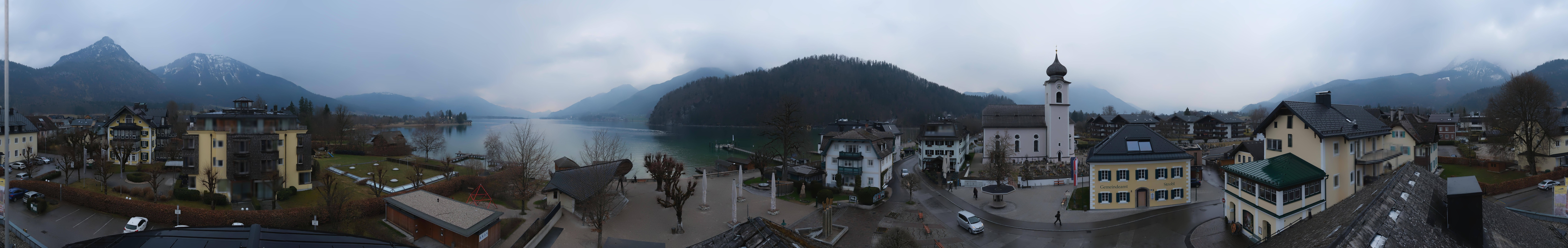Archiv Foto Webcam Panoramasicht über Strobl