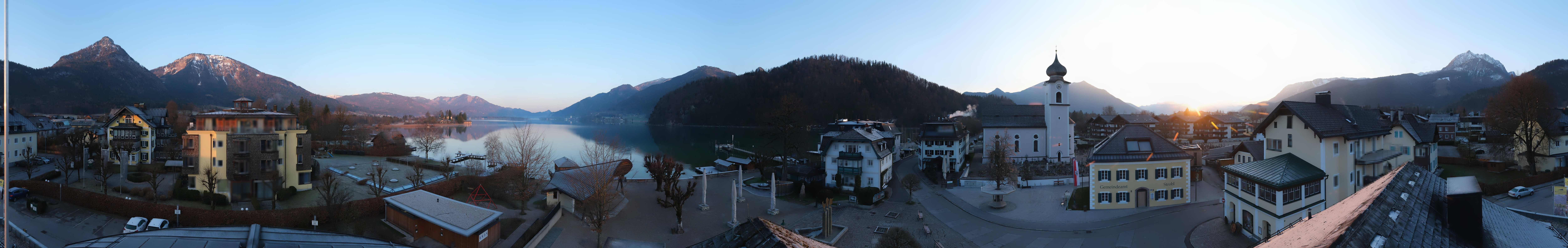 Archiv Foto Webcam Panoramasicht über Strobl