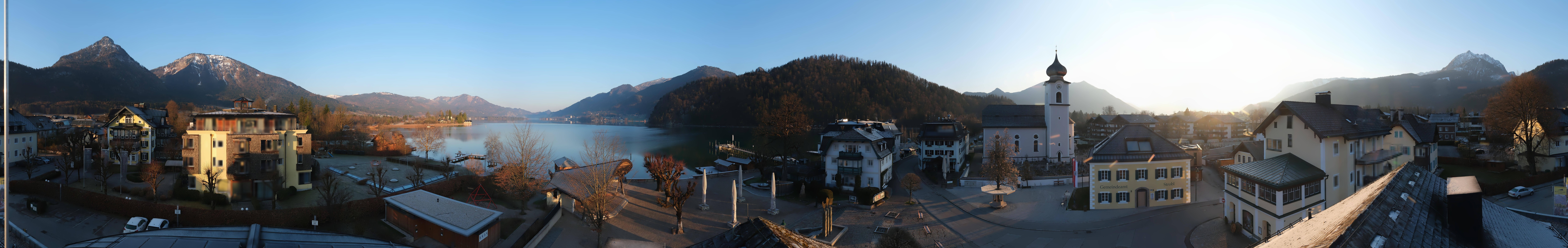Archiv Foto Webcam Panoramasicht über Strobl