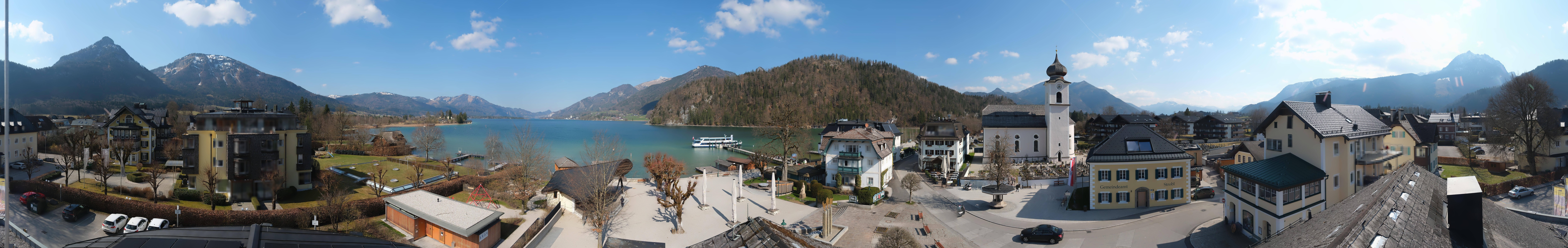 Archiv Foto Webcam Panoramasicht über Strobl