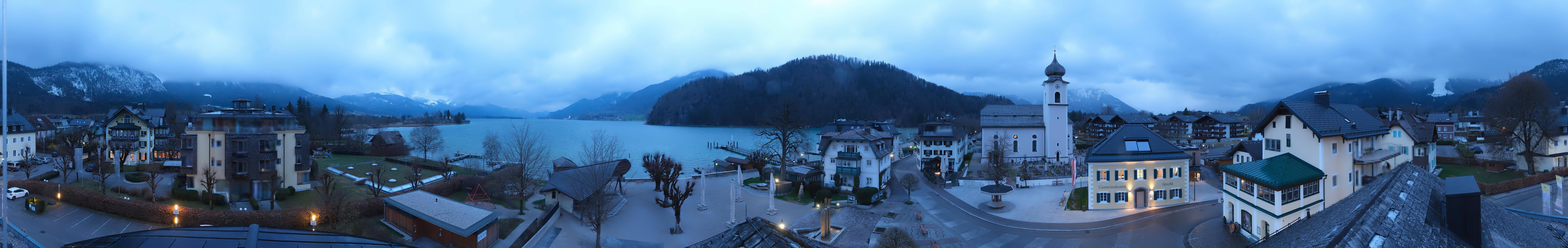 Archiv Foto Webcam Panoramasicht über Strobl