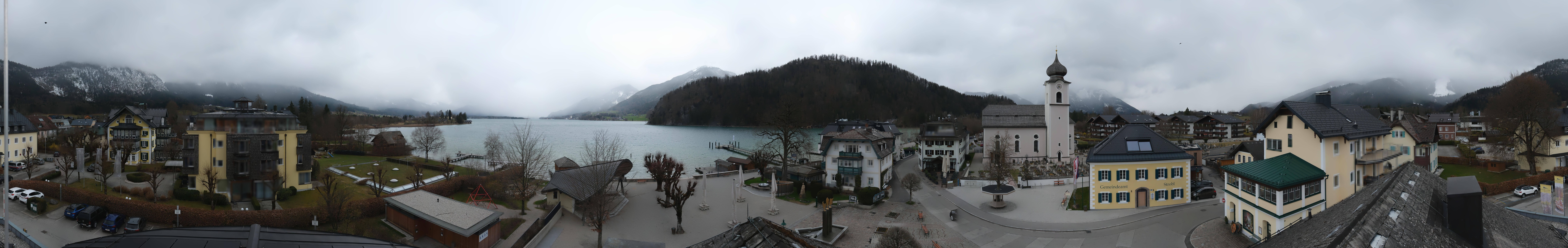 Archiv Foto Webcam Panoramasicht über Strobl