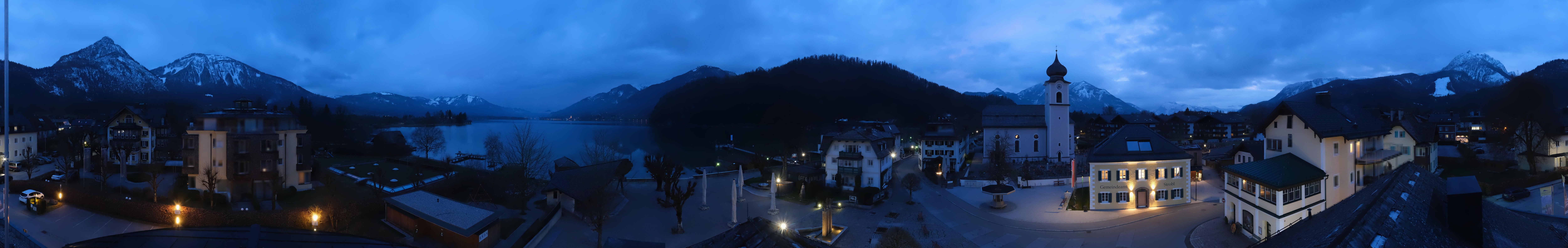 Archiv Foto Webcam Panoramasicht über Strobl