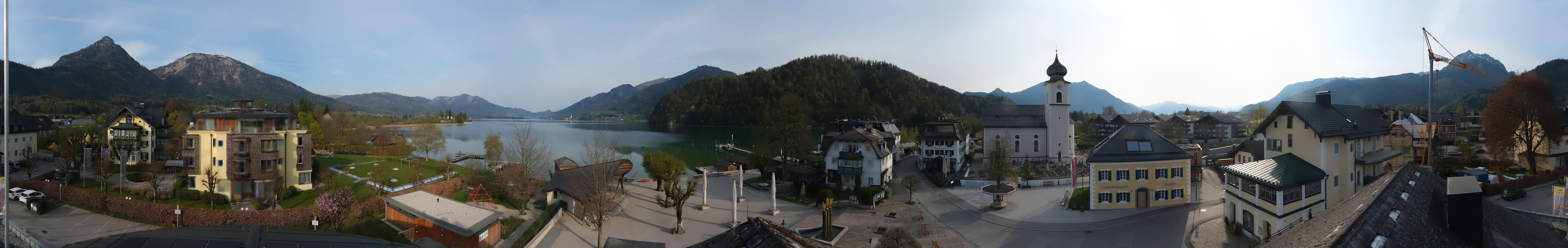 Archiv Foto Webcam Panoramasicht über Strobl